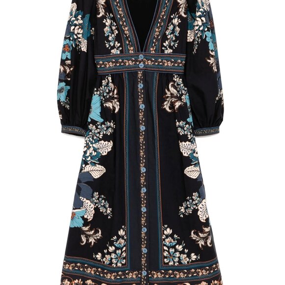 FARM Rio Tapestry floral Long Sleeve Dress - Picture 2 of 3